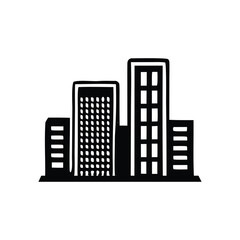 Obraz premium city buildings vector illustration