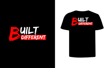 Bold streetwear typography t-shirt design with modern slogan