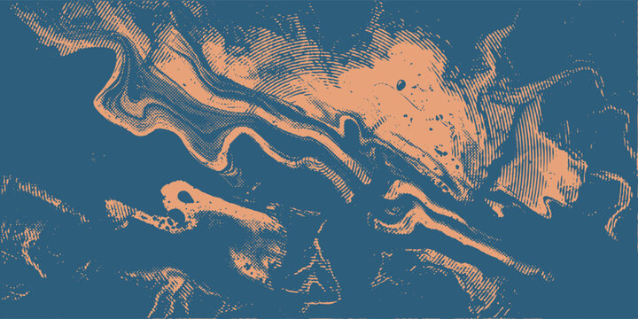 Letterpress ink textures. Set of 3 Rough, eroded lino print textures taken from high resolution scans