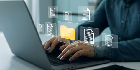 Process automation to efficiently manage files and documentation storage.System online documentation database and document management.Archiving documents in folders for efficient management secure.