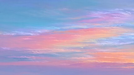 Obraz premium Colorful pastel sky background