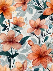 Abstract floral background