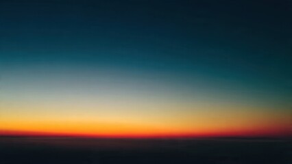 Fototapeta premium Vibrant sunset sky gradient