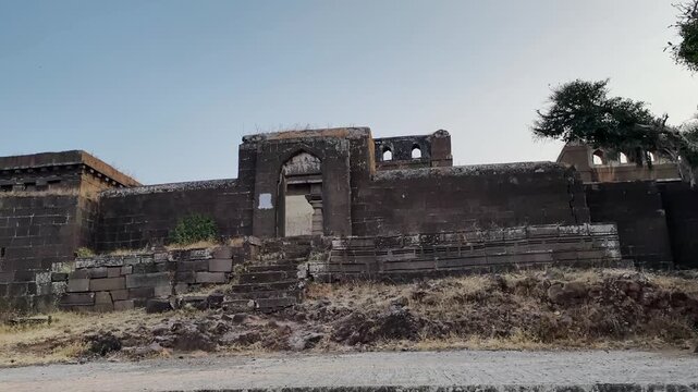 21 January 2026, Shikhar Shingnapur, The memorial of Chhatrapati Shivaji Maharaj Near Shingnapur Temple, Shingnapur is an important religious place in Satara, Maharashtra, India.
