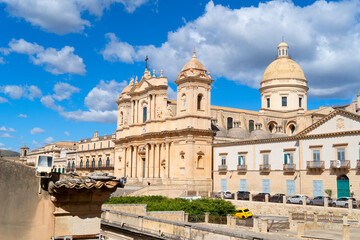 Naklejka premium Noto old town, Sicily Italy