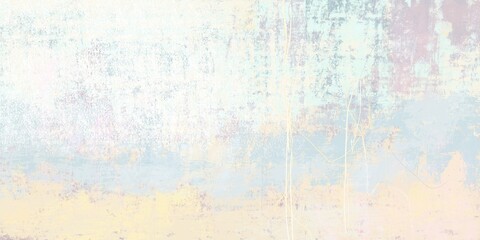 Fototapeta premium Artistic expressionist wall background with vibrant pastel colors. cool tone texture..