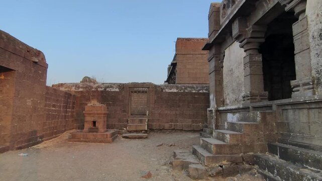 21 January 2026, Shikhar Shingnapur, The memorial of Chhatrapati Shivaji Maharaj Near Shingnapur Temple, Shingnapur is an important religious place in Satara, Maharashtra, India.
