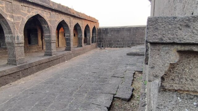 21 January 2026, Shikhar Shingnapur, The memorial of Chhatrapati Shivaji Maharaj Near Shingnapur Temple, Shingnapur is an important religious place in Satara, Maharashtra, India.