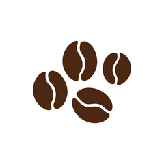 Coffee Bean Icon Set &ndash; Roasted Coffee Seeds Collection for Cafe, Coffee Shop Logo, Packaging, Branding and Beverage Design.