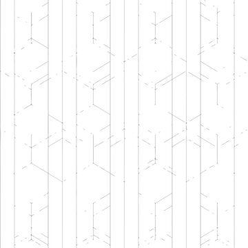 Abstract Pattern of Geometric Lines and Shapes