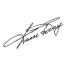 Dance today handwritten