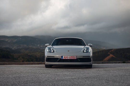 Porsche Cayman GTS at the mountains