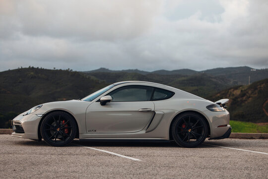 Porsche Cayman GTS at the mountains