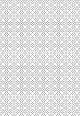 Geometric grid pattern for textile and wallpaper design