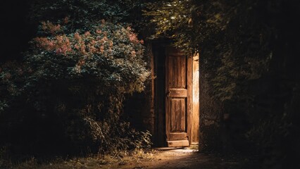 Fototapeta premium Mysterious Doorway in Nature