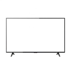 Obraz premium Modern flat screen television isolated on transparent background