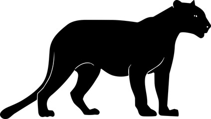 Black panther svg, black leopard svg © Joe