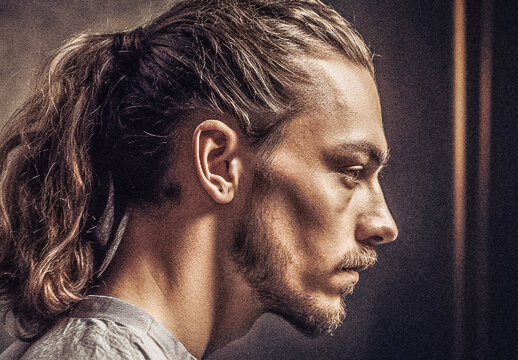 Brown And Beige Cinematic Hard Light Sharpening Photo Effect