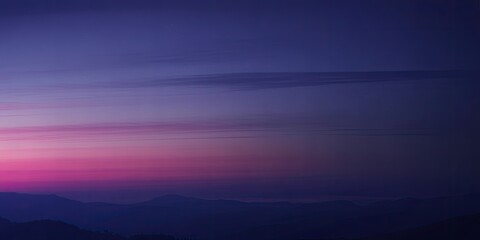 Fototapeta premium Sunset over mountain range