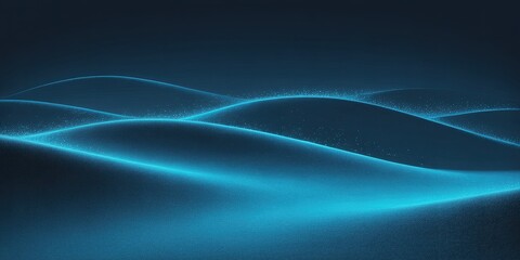 Abstract blue waves