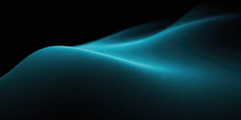 Fototapeta premium Abstract teal wave