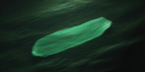 Glowing marine organism