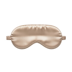 Luxurious silk eye mask isolated on transparent background