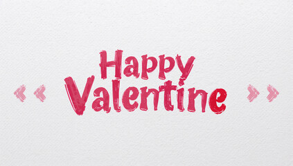 画面いっぱいの手描きハートに文字を大きく配した近接レイアウト