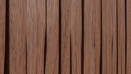 Fototapeta premium Natural Brown Wooden Plank Texture Vertical Pattern Background 3d render.