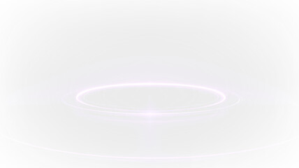 Obraz premium Light rings with purple glow on a transparent background for various design uses and creative projects