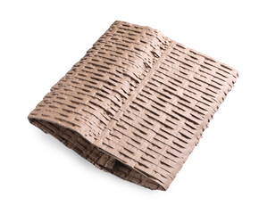 Corrugated cardboard filler isolated on white. Packaging material