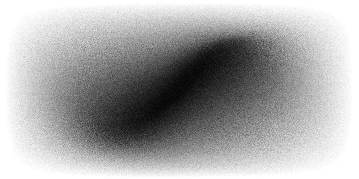 Black coal dust, black sand dot effect, ground pepper, black dot gradient, grunge. Paint splashes, black grain texture without background, vector, png.
