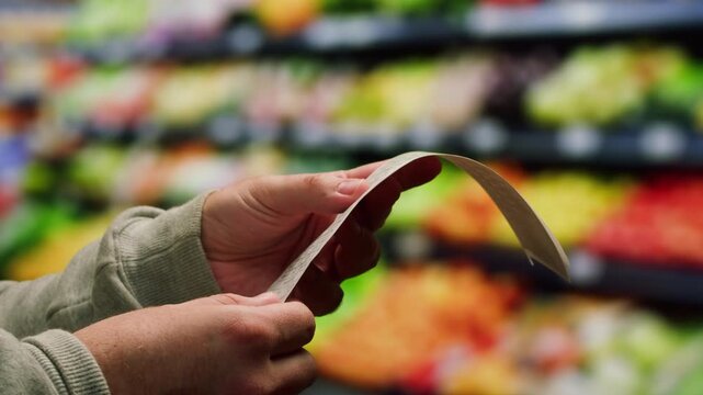 Scan scanning QR code Shipping Label For Delivery payment for parcels in shop store, supermarket paper list, receipt for purchases. 