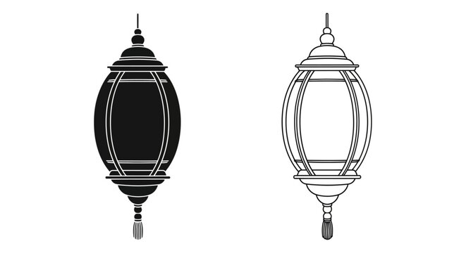 Modern outdoor hanging lantern light fixture design