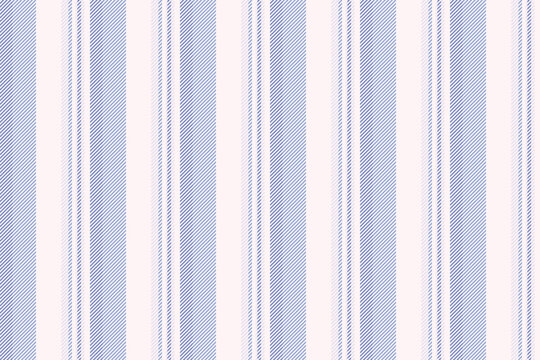 Vouth background lines fabric, store texture vector seamless. Chabby pattern vertical stripe textile in sea shell and blue colors.
