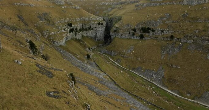 Gordale scar aerial.