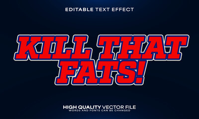 Fototapeta premium Gym muscle text effect, editable text effect and fitness 3d font style bold shadow bodybuilding poster design