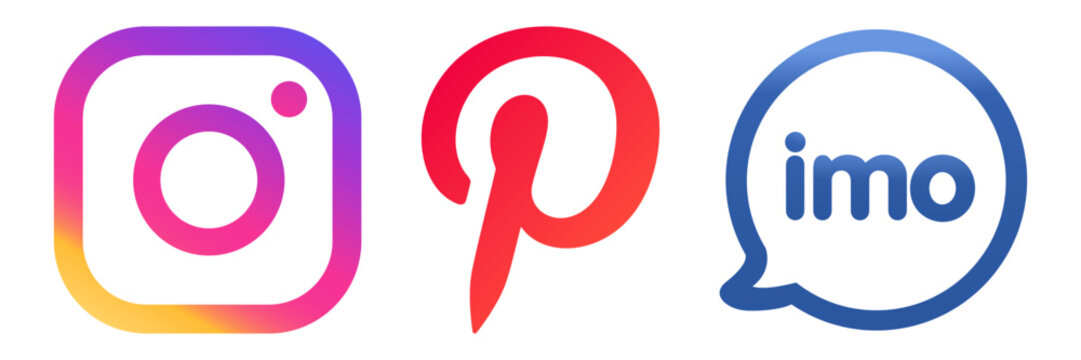 Instagram Pinterest imo Icons