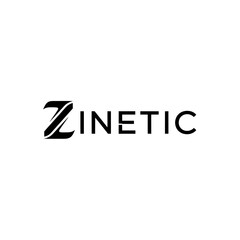 Fototapeta premium ZINETIC modern letter Z logo design concept
