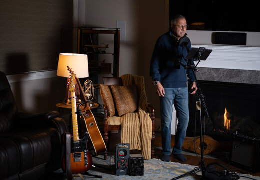 Man singing 