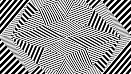 Abstract wallpaper with black and white stripes. background in UHD format 3840 x 2160. Backdrop for video.