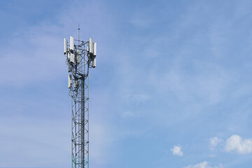 Cellular tower with Copy space for Graphic element