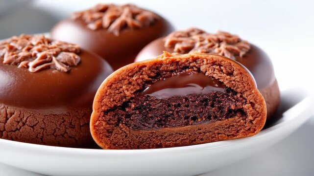 Chocolate Brownie Delights: An array of decadent chocolate brownies, each a testament to the art of confectionery, beckons with their rich hues and enticing textures.