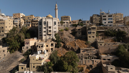 Obraz premium Downtown Amman on a hot sunny summer day 