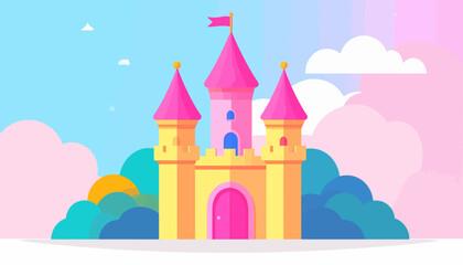 Fairy Tale Castle Illustration