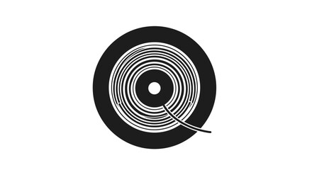 Fototapeta premium Abstract Circular Design with a Stylized Q Element.