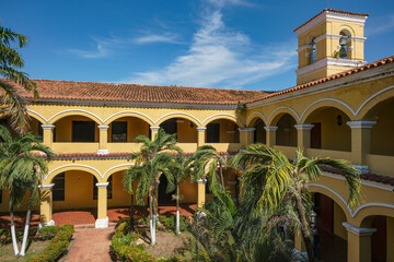 Santa Cruz de Mompox, Colombia - January 22, 2026: Former Convent of San Carlos in Santa Cruz de Mompox, Colombia.
