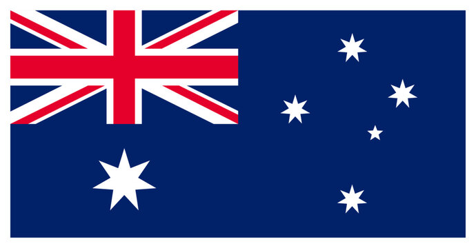 Rectangle Australia Flag Oceania Country