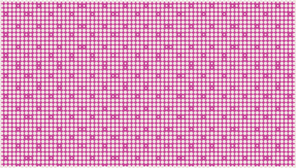 Pink and White Dotted Pattern Background
