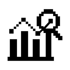 Fototapeta premium PNG Data analysis growth icon